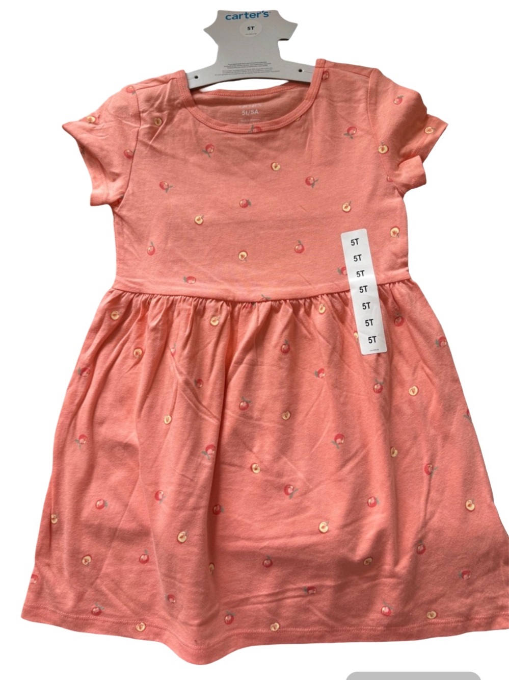 NWT 2 Dresses Carters 100% Cotton